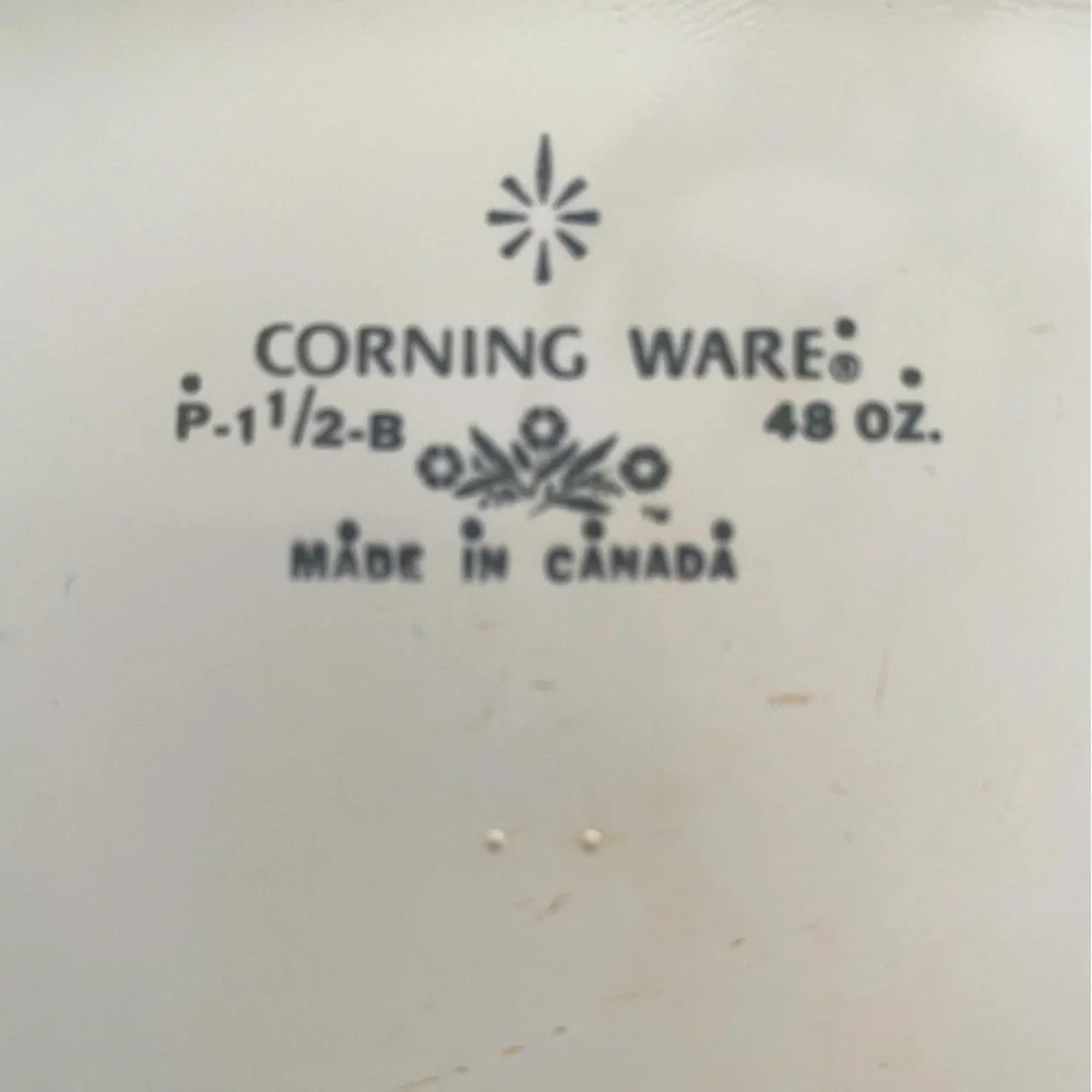 2 Vintage Corningware BLUE CORNFLOWER pots - Picture 4 of 11